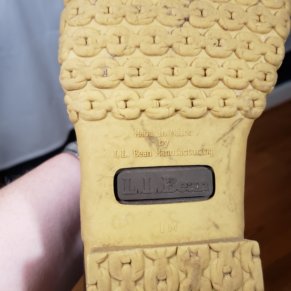 L L Bean duck boots 10" Brown and blue rubber. 11 - Picture 7 of 8